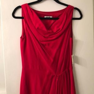 NWT Moschino Red Cowl Neck Dress